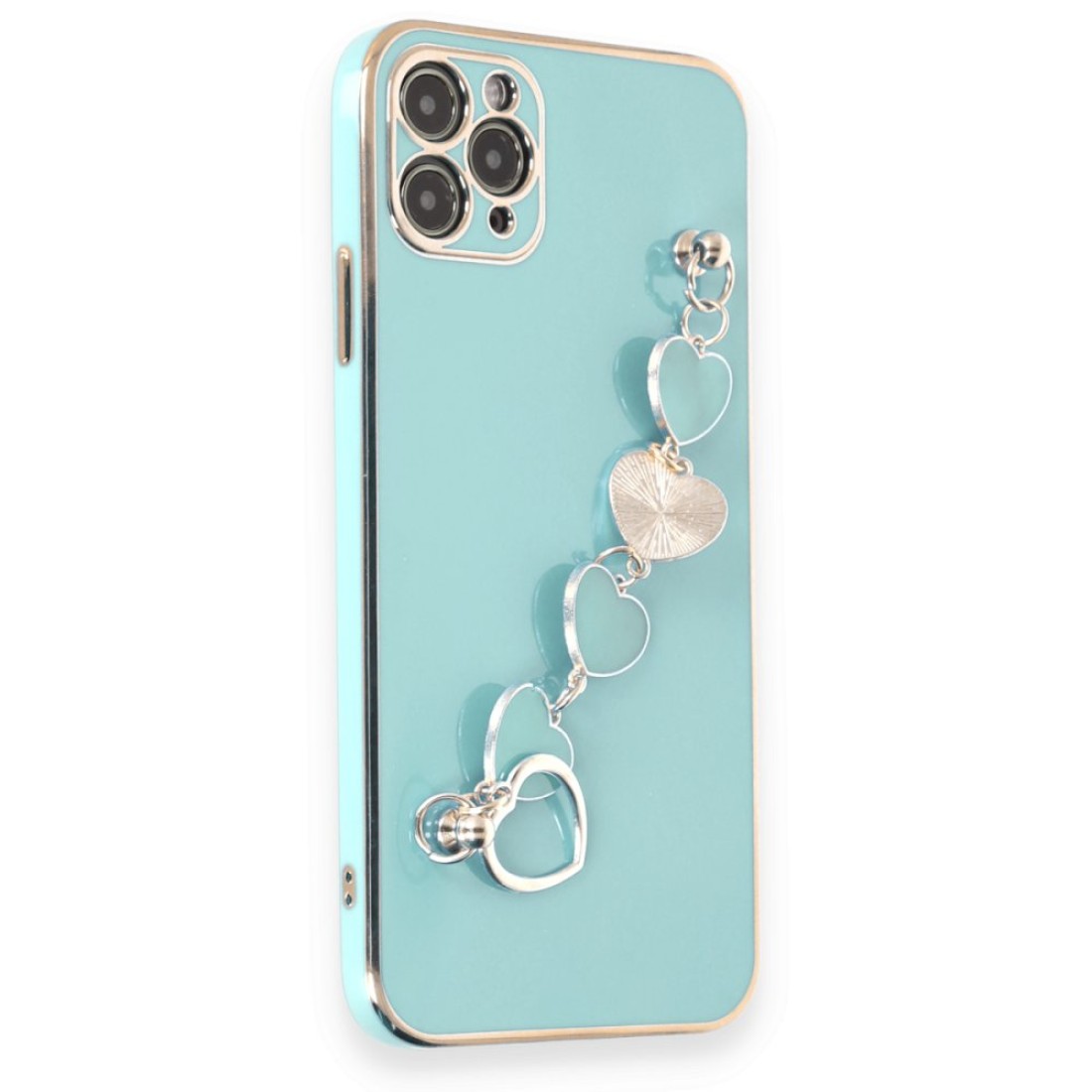  iPhone 11 Pro Kılıf Esila Silikon - Su Yeşili