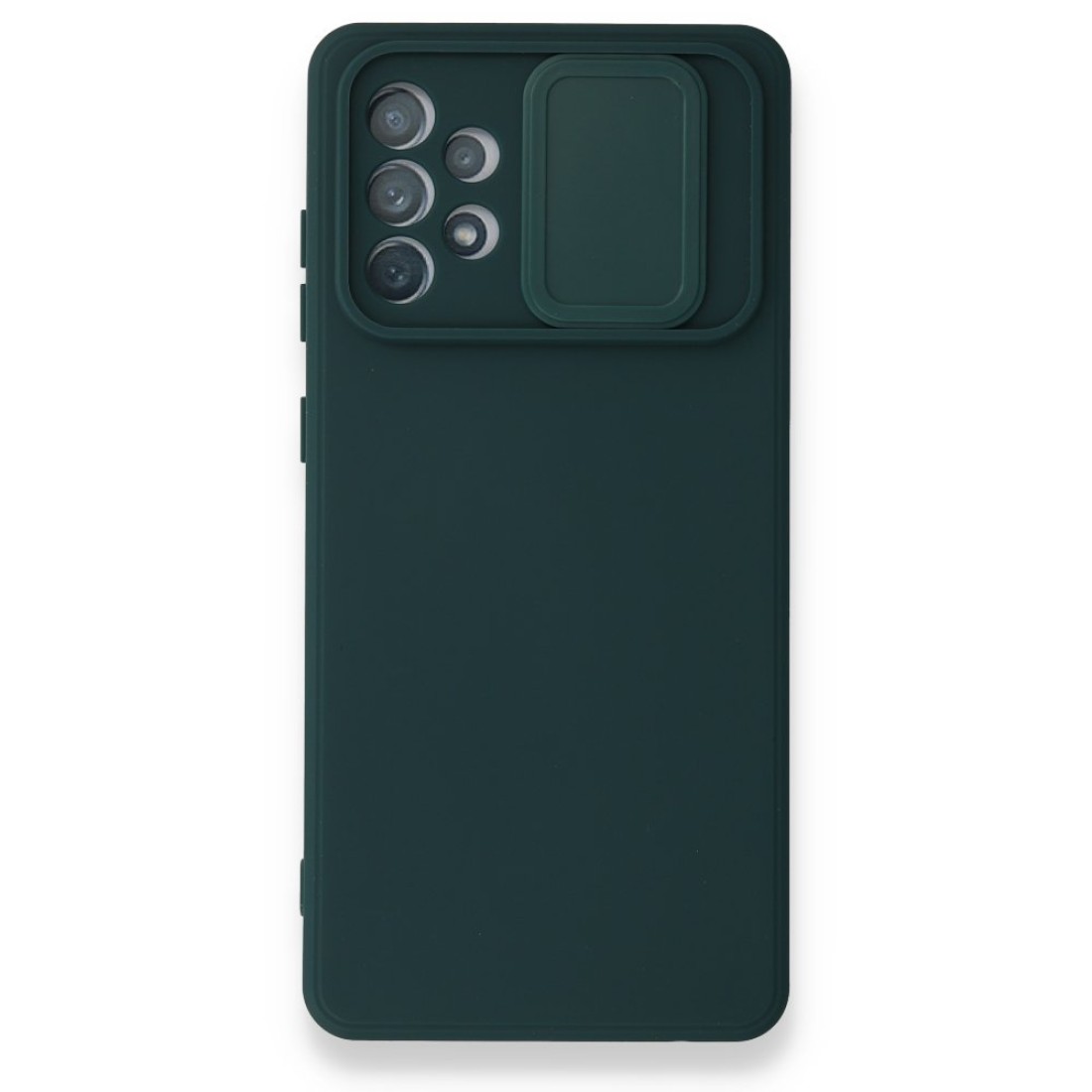  Samsung Galaxy A52 Kılıf Color Lens Silikon - Yeşil