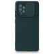 Samsung Galaxy A52S Kılıf Color Lens Silikon - Yeşil Samsung Galaxy A52S Kılıf Color Lens Silikon - Yeşil