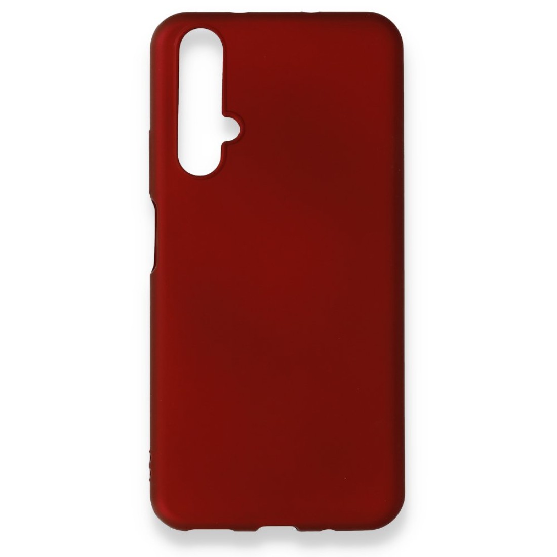  Huawei Nova 5T Kılıf First Silikon - Bordo