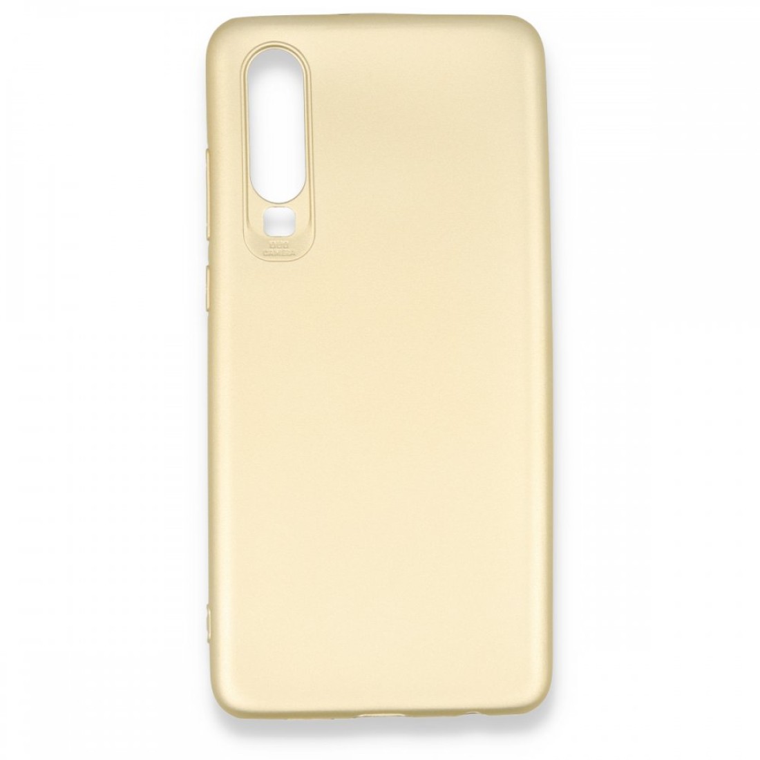  Huawei P30 Kılıf First Silikon - Gold