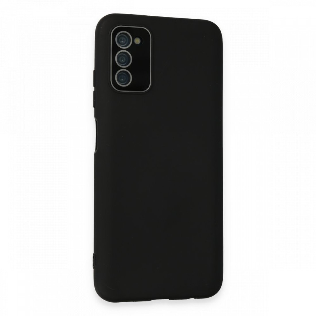  Samsung Galaxy A03S Kılıf Lansman Glass Kapak - Siyah