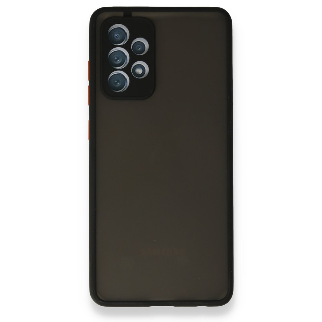  Samsung Galaxy A72 Kılıf Montreal Silikon Kapak - Siyah