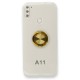 Samsung Galaxy A11 Kılıf Gros Yüzüklü Silikon - Gold Samsung Galaxy A11 Kılıf Gros Yüzüklü Silikon - Gold