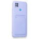  Xiaomi Redmi 9C Kılıf Kelvin Kartvizitli Silikon - Lila