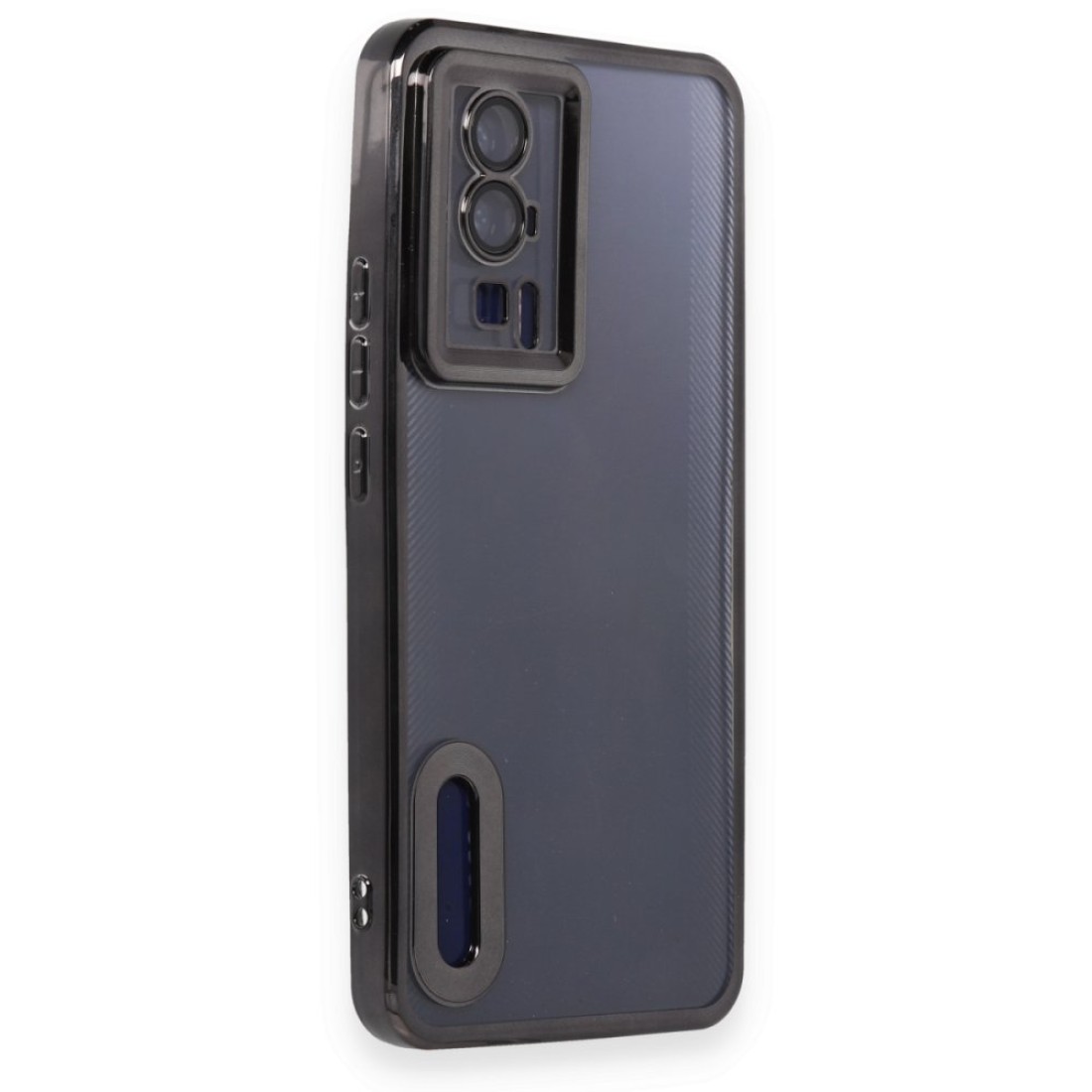 Xiaomi Poco F5 Pro Kılıf Slot Silikon - Siyah