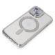 iPhone 15 Kılıf Joke Simli Magneticsafe Kılıf - Gümüş iPhone 15 Kılıf Joke Simli Magneticsafe Kılıf - Gümüş