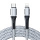 Konfulon DC35 Type-C to Lightning Kablo 1MT - Gri