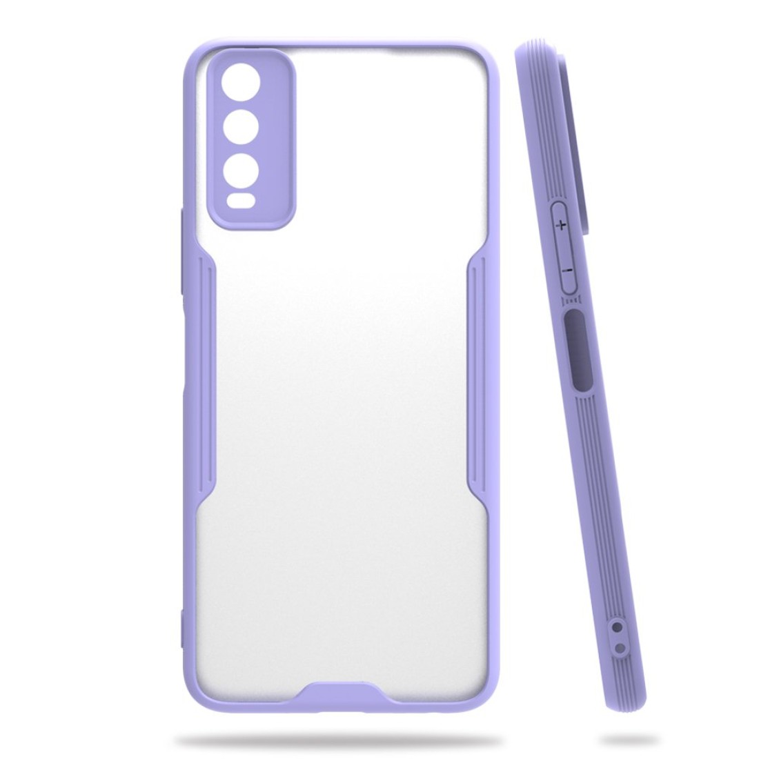  Vivo Y11S Kılıf Platin Silikon - Lila