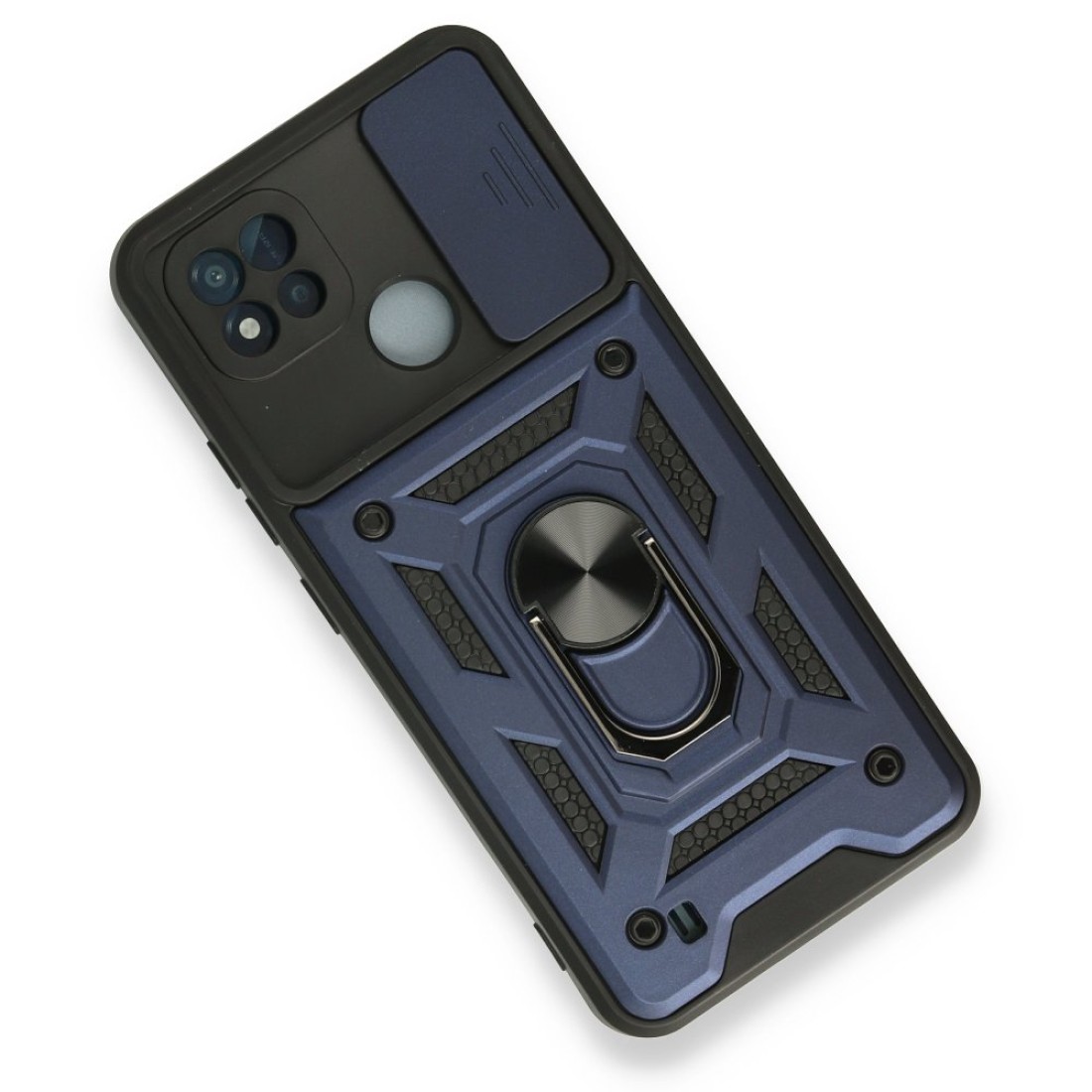 Realme C11 2021 Kılıf Pars Lens Yüzüklü Silikon - Lacivert Realme C11 2021 Kılıf Pars Lens Yüzüklü Silikon - Lacivert