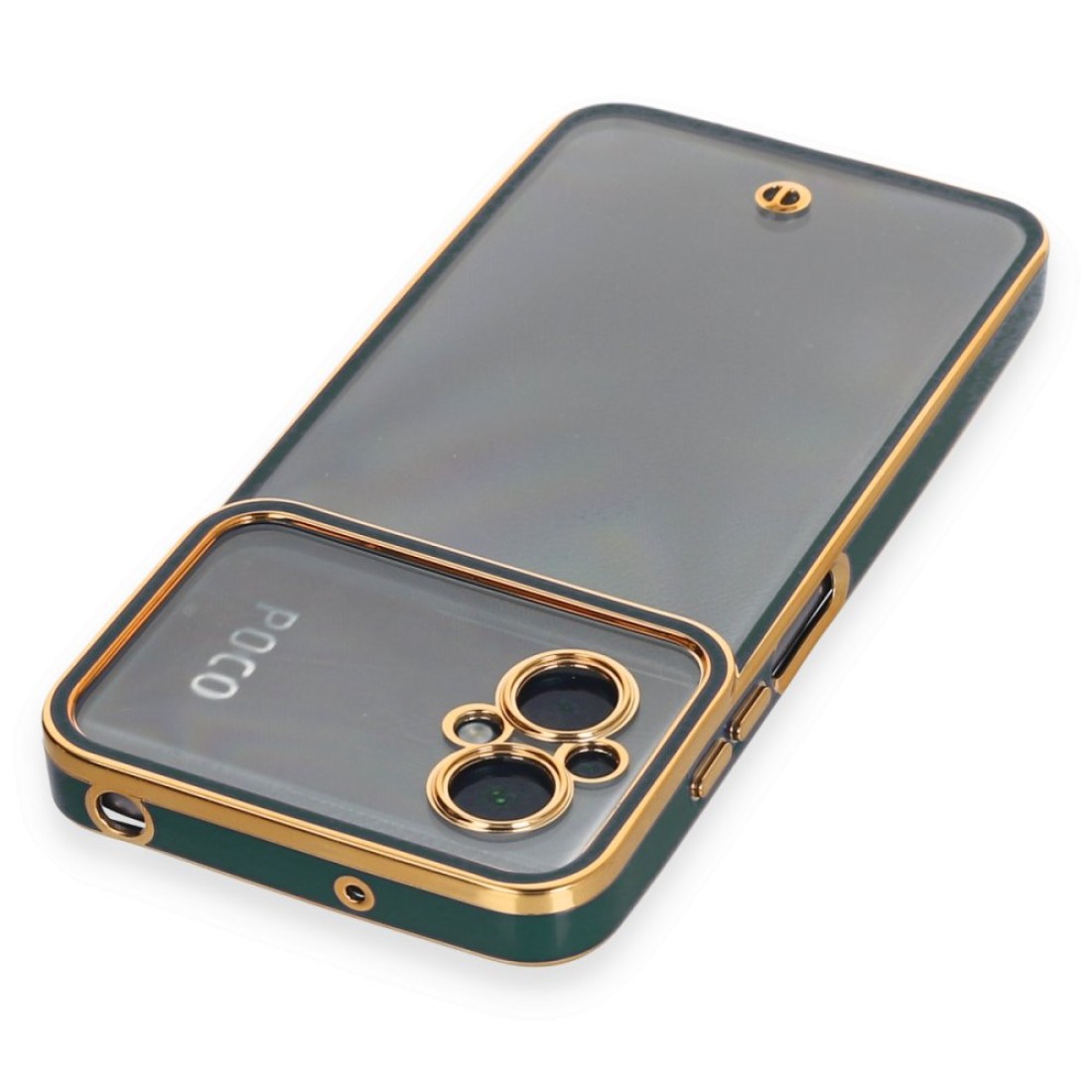 Xiaomi Poco M5 Kılıf Liva Lens Silikon - Yeşil Xiaomi Poco M5 Kılıf Liva Lens Silikon - Yeşil