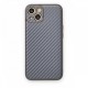  iPhone 13 Kılıf Coco Karbon Silikon - Gri