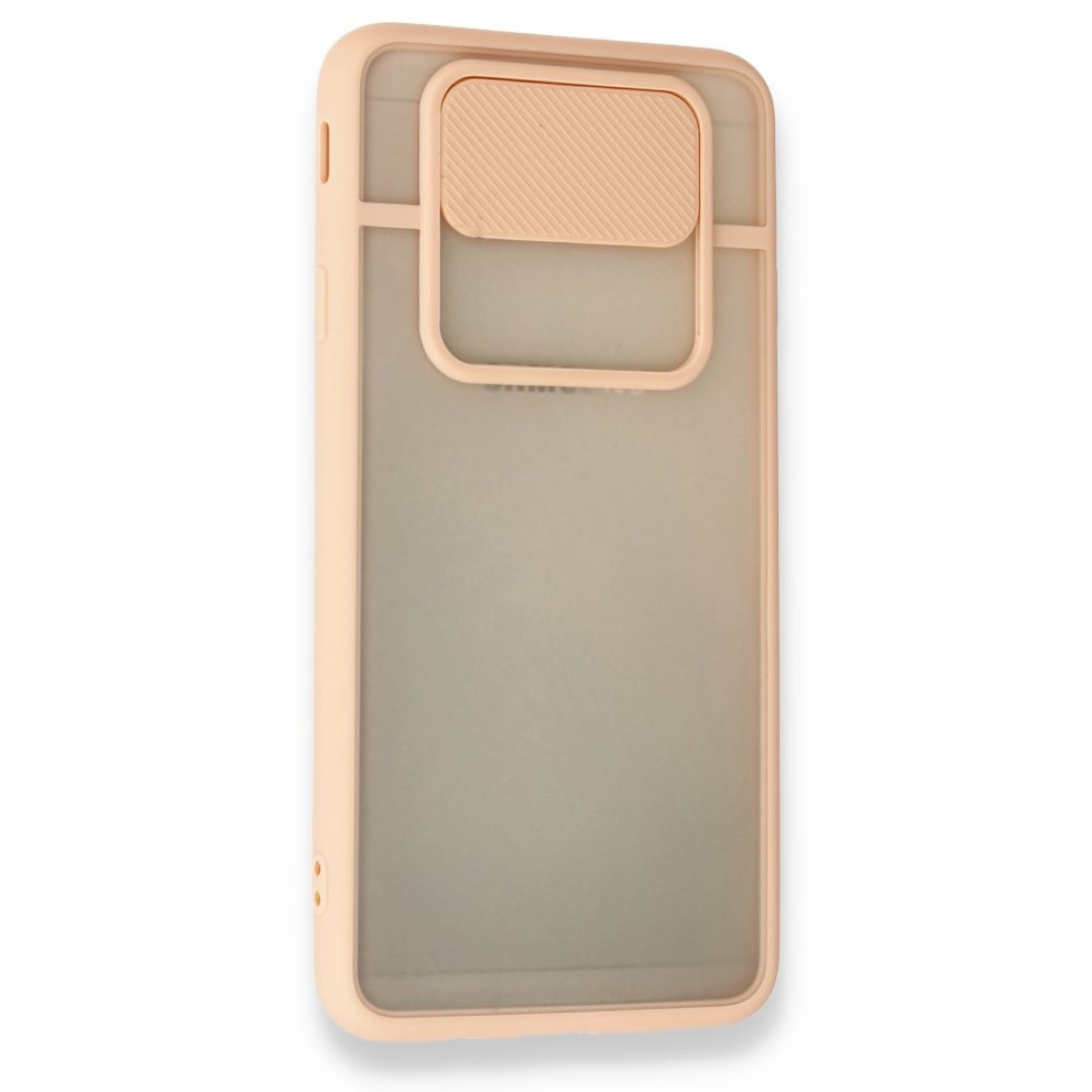  Samsung Galaxy J7 Prime Kılıf Palm Buzlu Kamera Sürgülü Silikon - Pembe