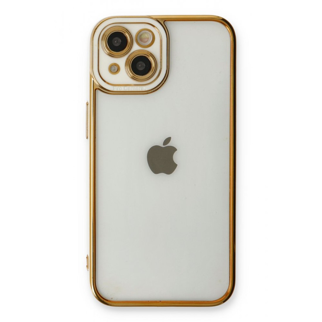 iPhone 13 Kılıf Liva Lens Silikon - Beyaz iPhone 13 Kılıf Liva Lens Silikon - Beyaz