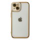 iPhone 13 Kılıf Liva Lens Silikon - Beyaz iPhone 13 Kılıf Liva Lens Silikon - Beyaz