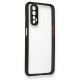Realme 7 Kılıf Miami Şeffaf Silikon - Siyah Realme 7 Kılıf Miami Şeffaf Silikon - Siyah