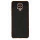  Xiaomi Redmi Note 9S Kılıf Volet Silikon - Siyah