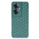  Oppo Reno 11F Kılıf Petek Silikon Kapak - Koyu Yeşil