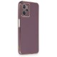  Realme C35 Kılıf Volet Silikon - Mor