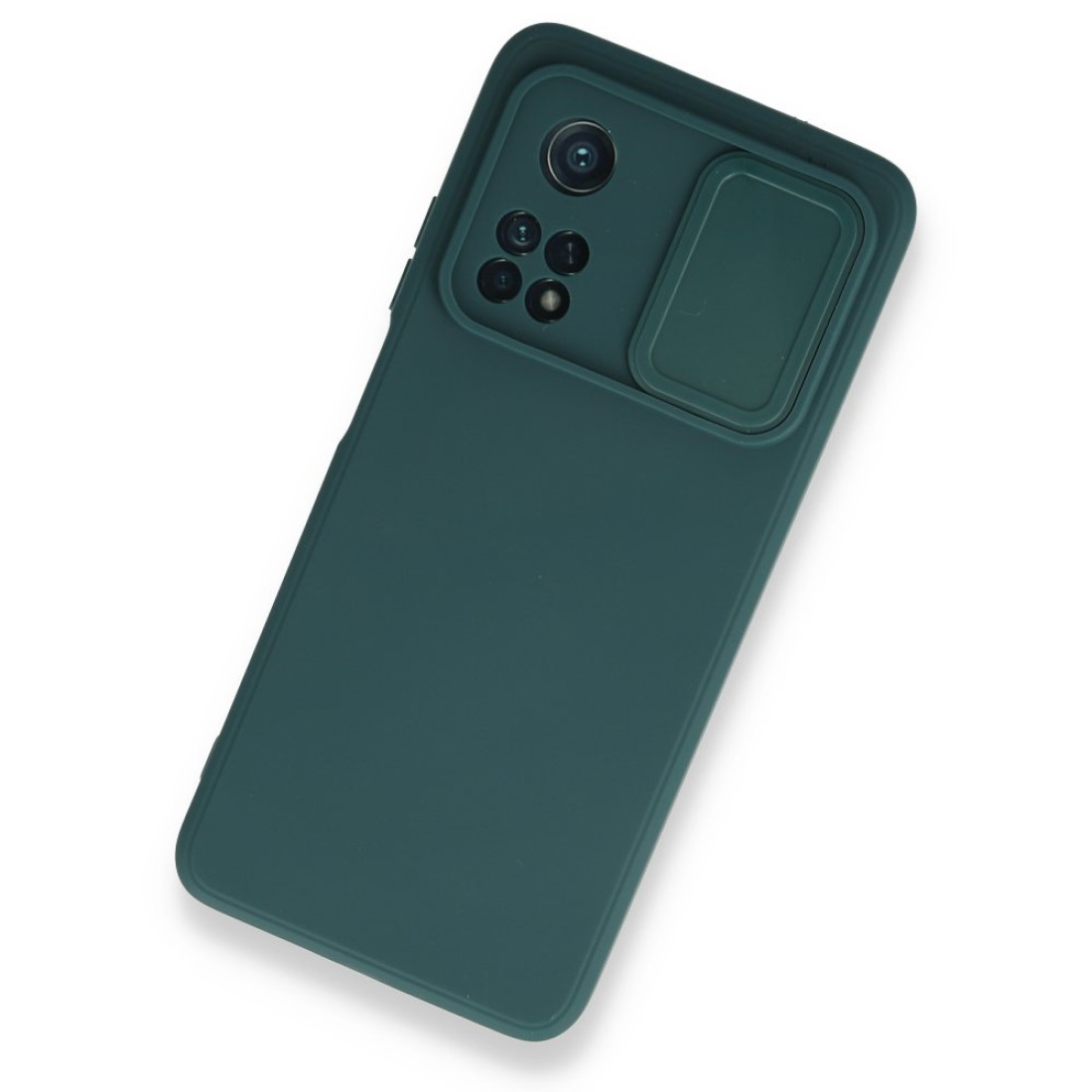  Xiaomi Mi 10T Pro Kılıf Color Lens Silikon - Yeşil