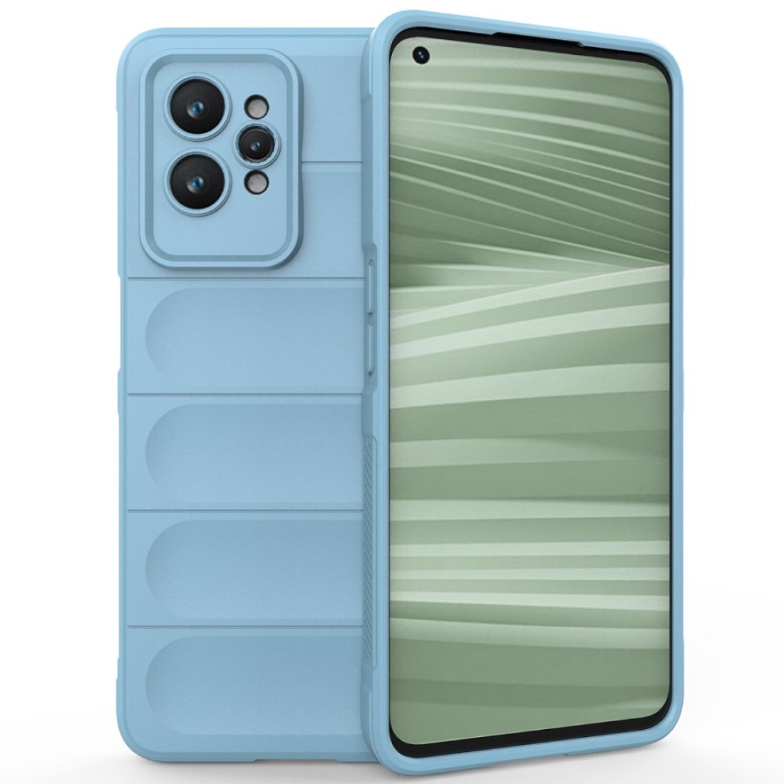  Realme GT2 Pro 5G Kılıf Optimum Silikon - Sky Blue