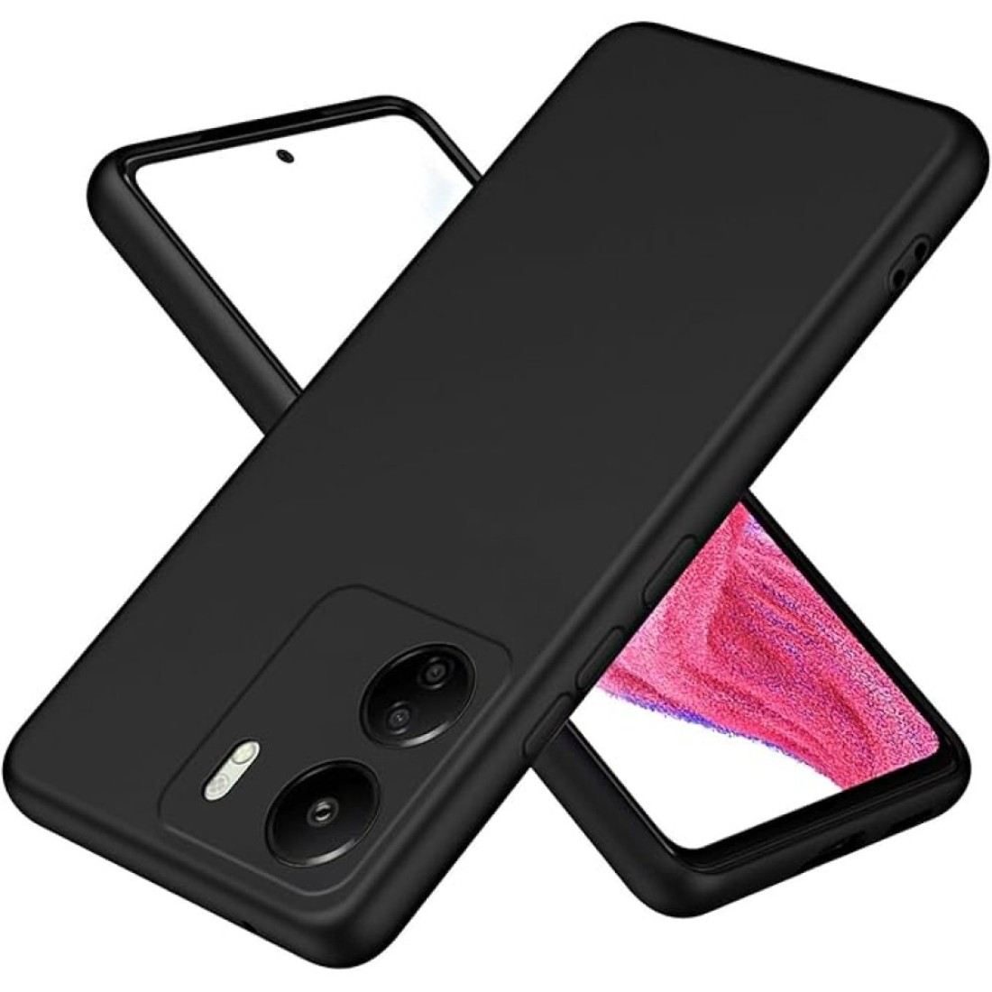  Xiaomi Redmi 13C Kılıf First Silikon - Siyah