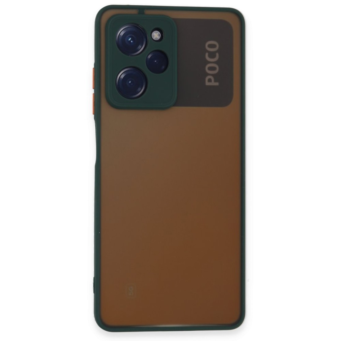 Xiaomi Poco X5 Pro 5G Kılıf Montreal Silikon Kapak - Yeşil