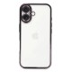  iPhone 16 Plus Kılıf Razer Lensli Silikon - Mor
