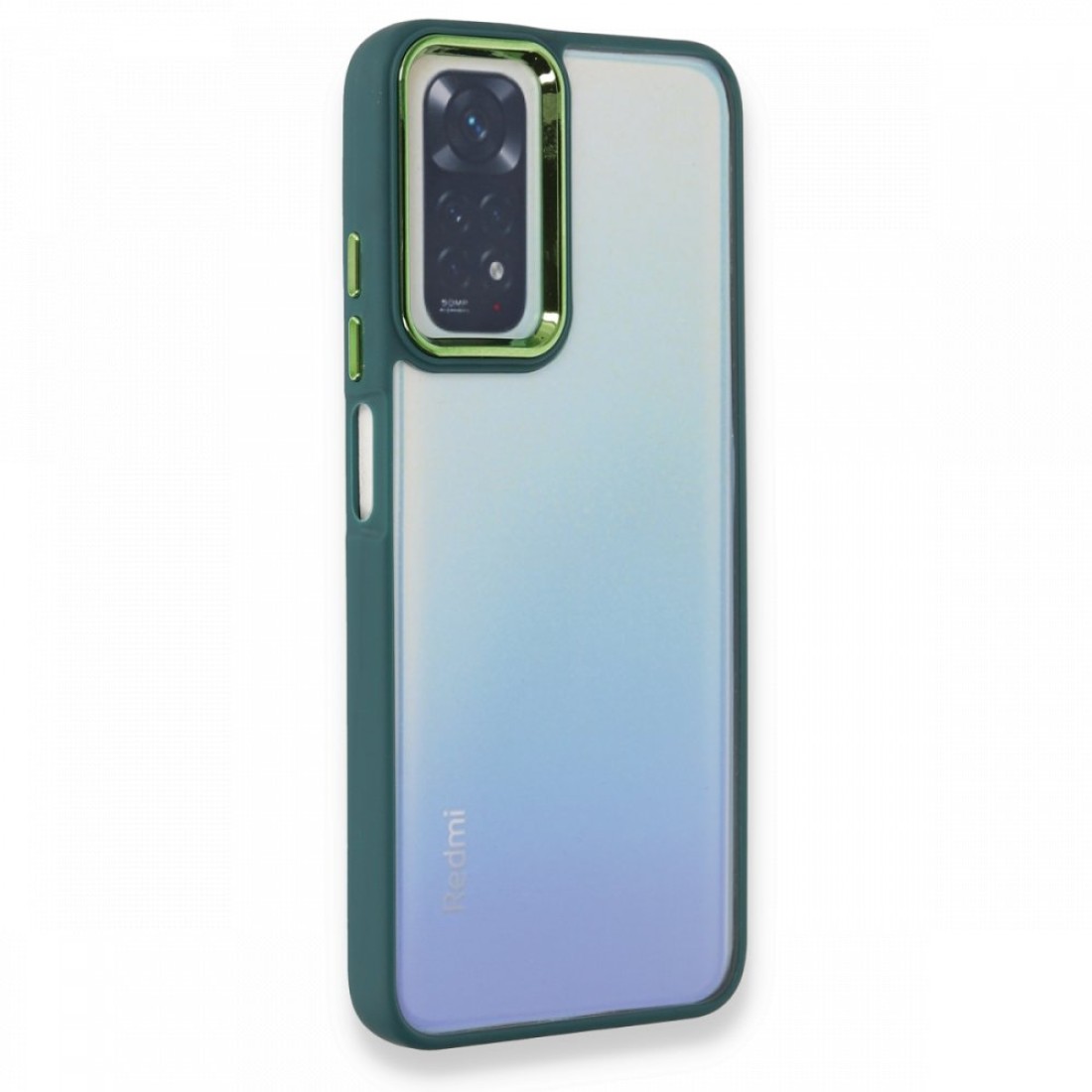  Xiaomi Redmi Note 11 Kılıf Dora Kapak - Haki Yeşil