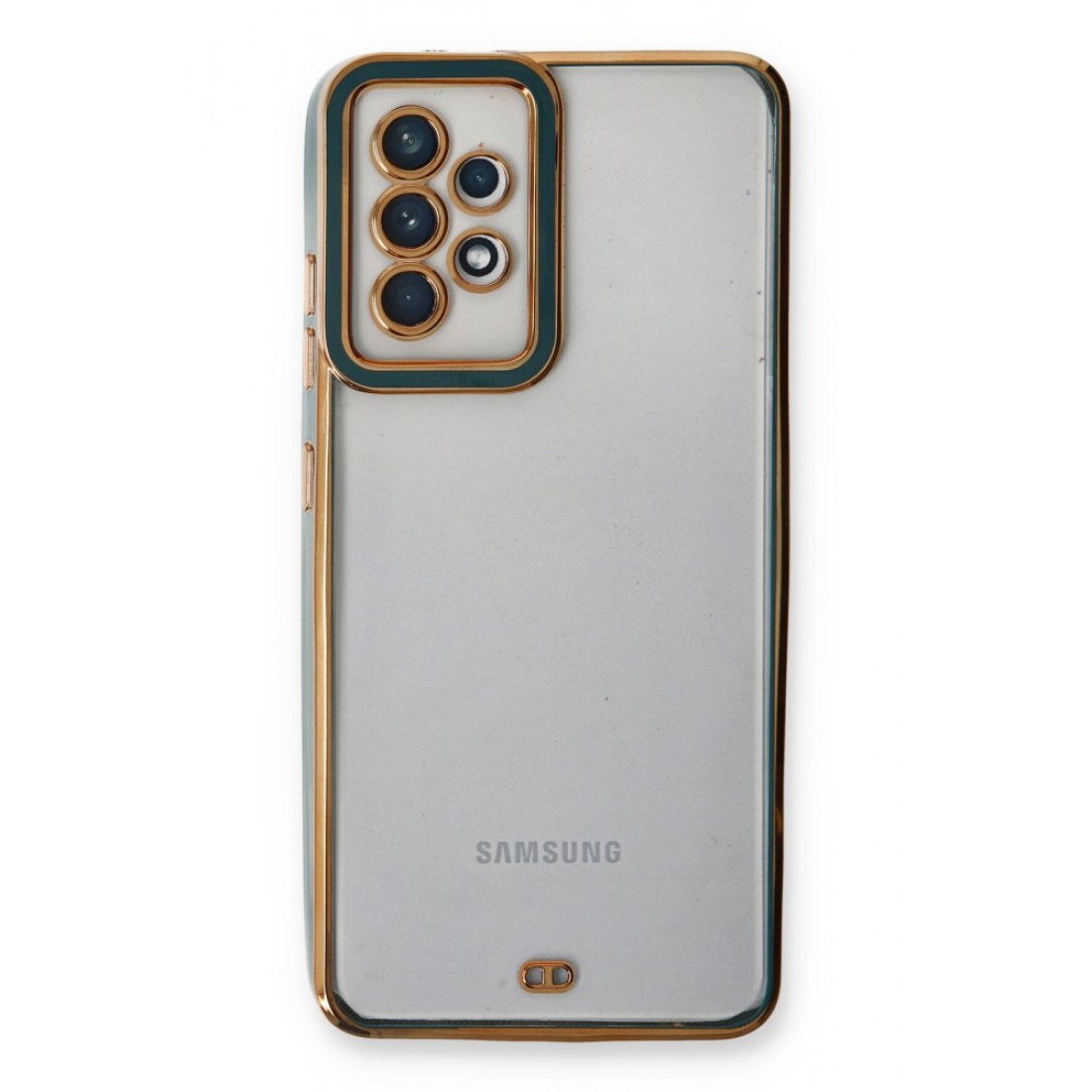  Samsung Galaxy A23 4G Kılıf Liva Lens Silikon - Yeşil