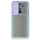 Xiaomi Redmi Note 8 Pro Kılıf Palm Buzlu Kamera Sürgülü Silikon - Lila Xiaomi Redmi Note 8 Pro Kılıf Palm Buzlu Kamera Sürgülü Silikon - Lila