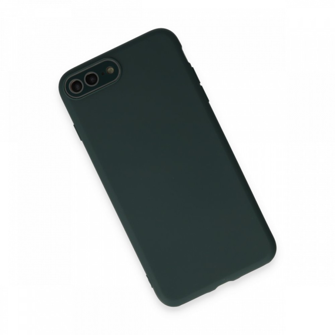  iPhone 7 Plus Kılıf Lansman Glass Kapak - Koyu Yeşil