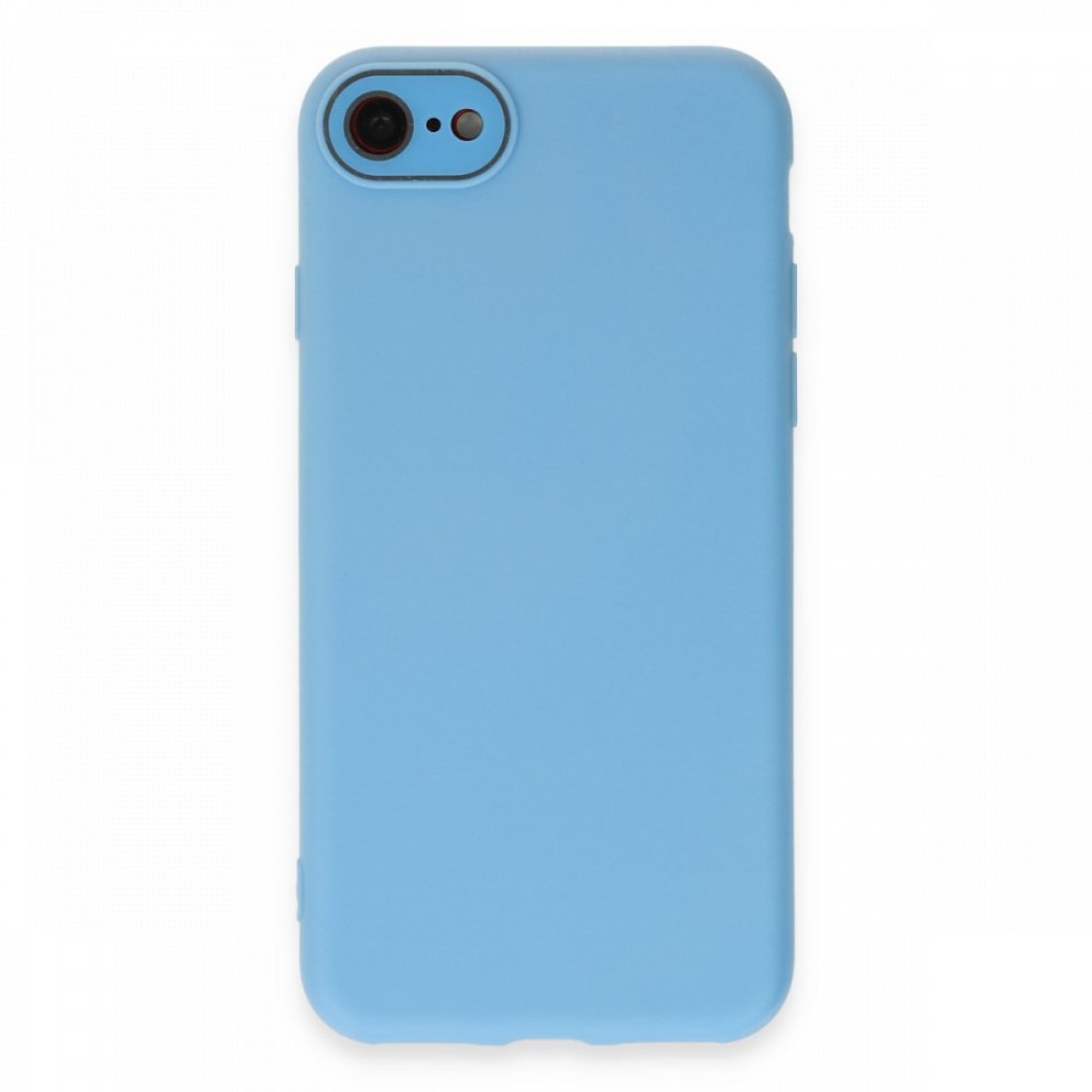  iPhone 7 Kılıf Lansman Glass Kapak - Mavi