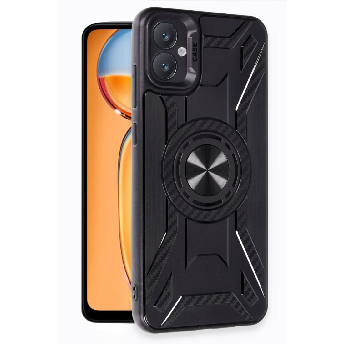  Samsung Galaxy A05 Kılıf Lincoln Silikon - Siyah