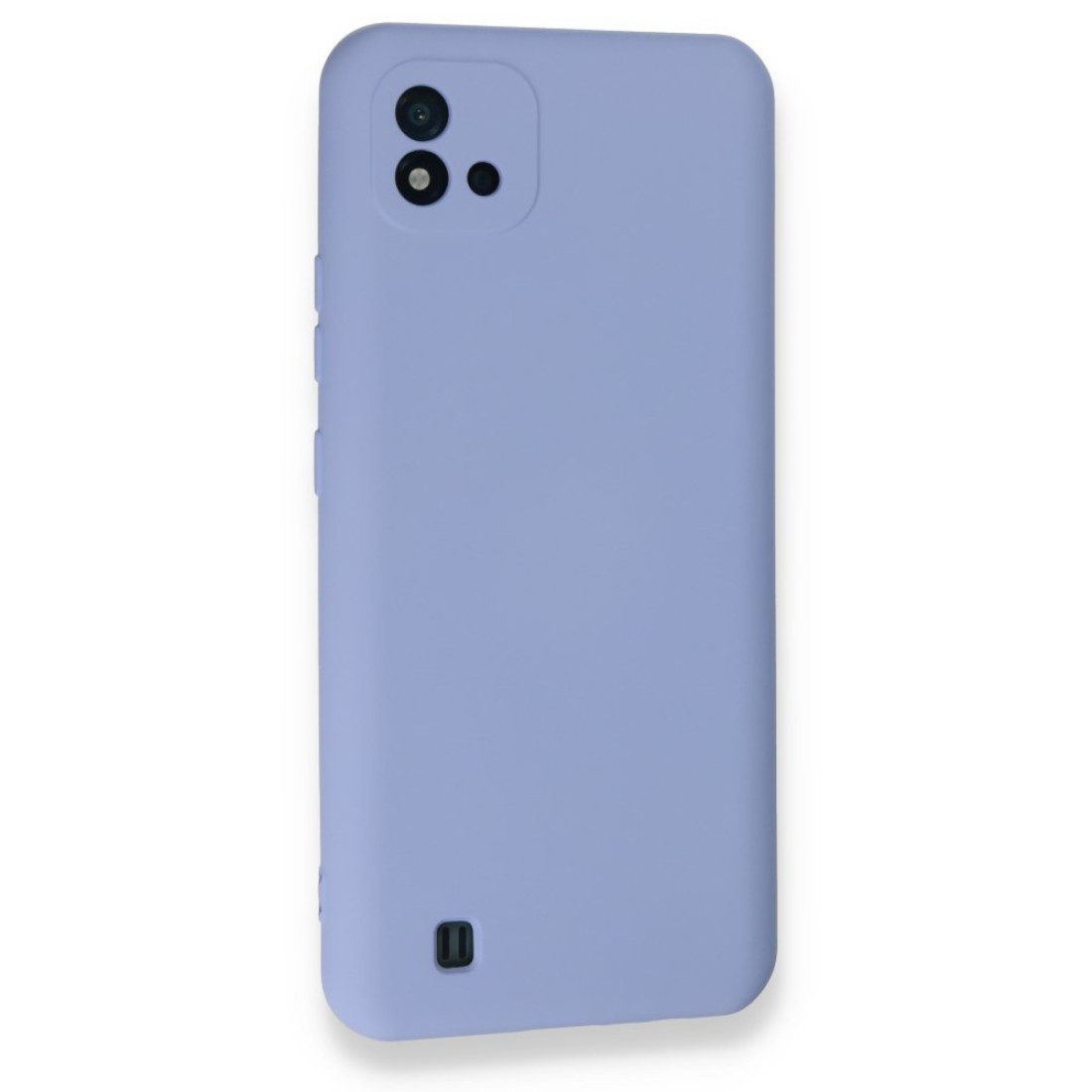 Realme C11 2021 Kılıf Nano içi Kadife Silikon - Lila Realme C11 2021 Kılıf Nano içi Kadife Silikon - Lila