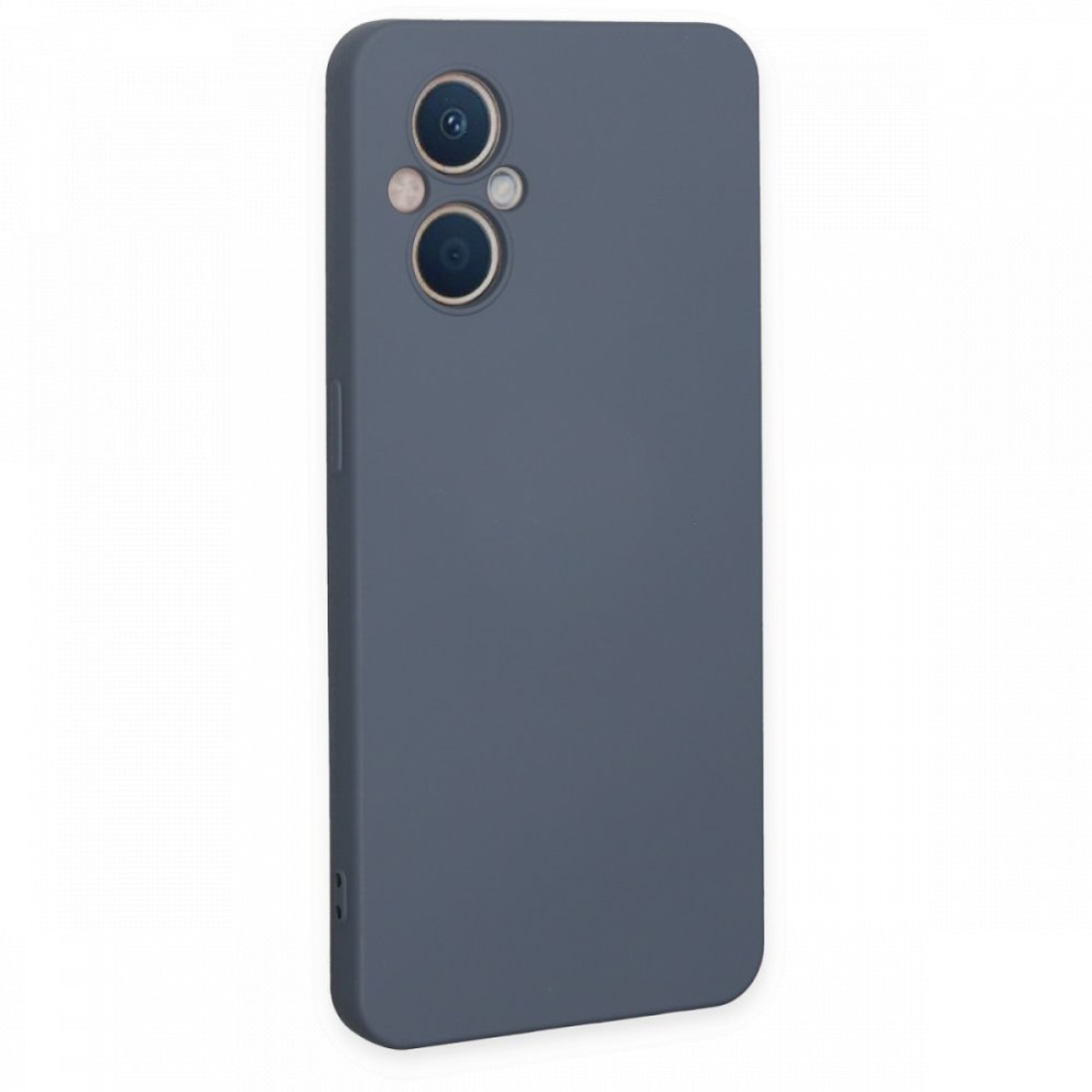  Oppo Reno 7 Lite Kılıf Nano içi Kadife Silikon - Gri