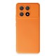  Xiaomi Poco X6 Pro Kılıf Nano içi Kadife Silikon - Turuncu