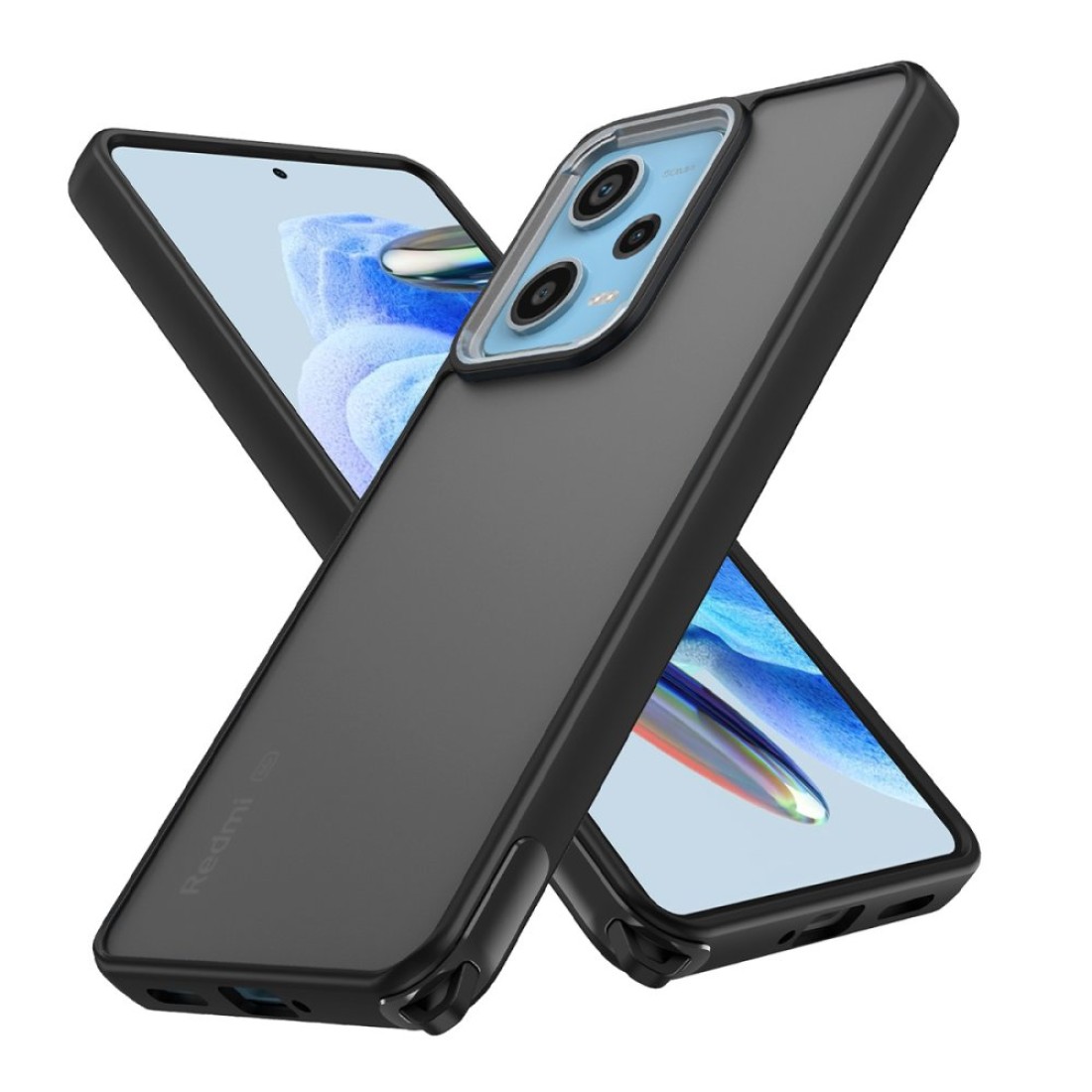  Xiaomi Redmi Note 12 Pro 5G Kılıf Elegant Kapak - Siyah