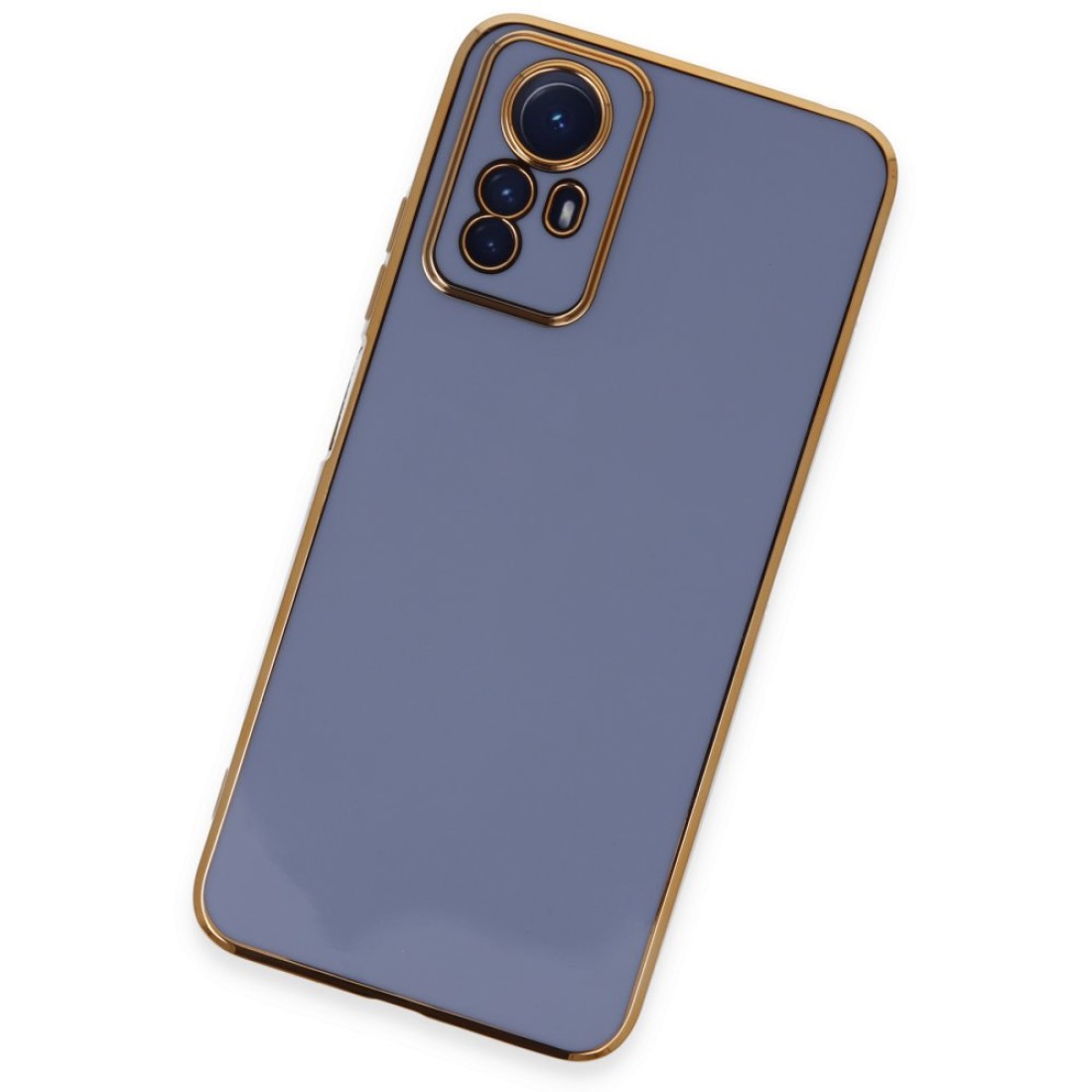  Xiaomi Redmi Note 12S Kılıf Volet Silikon - Mavi