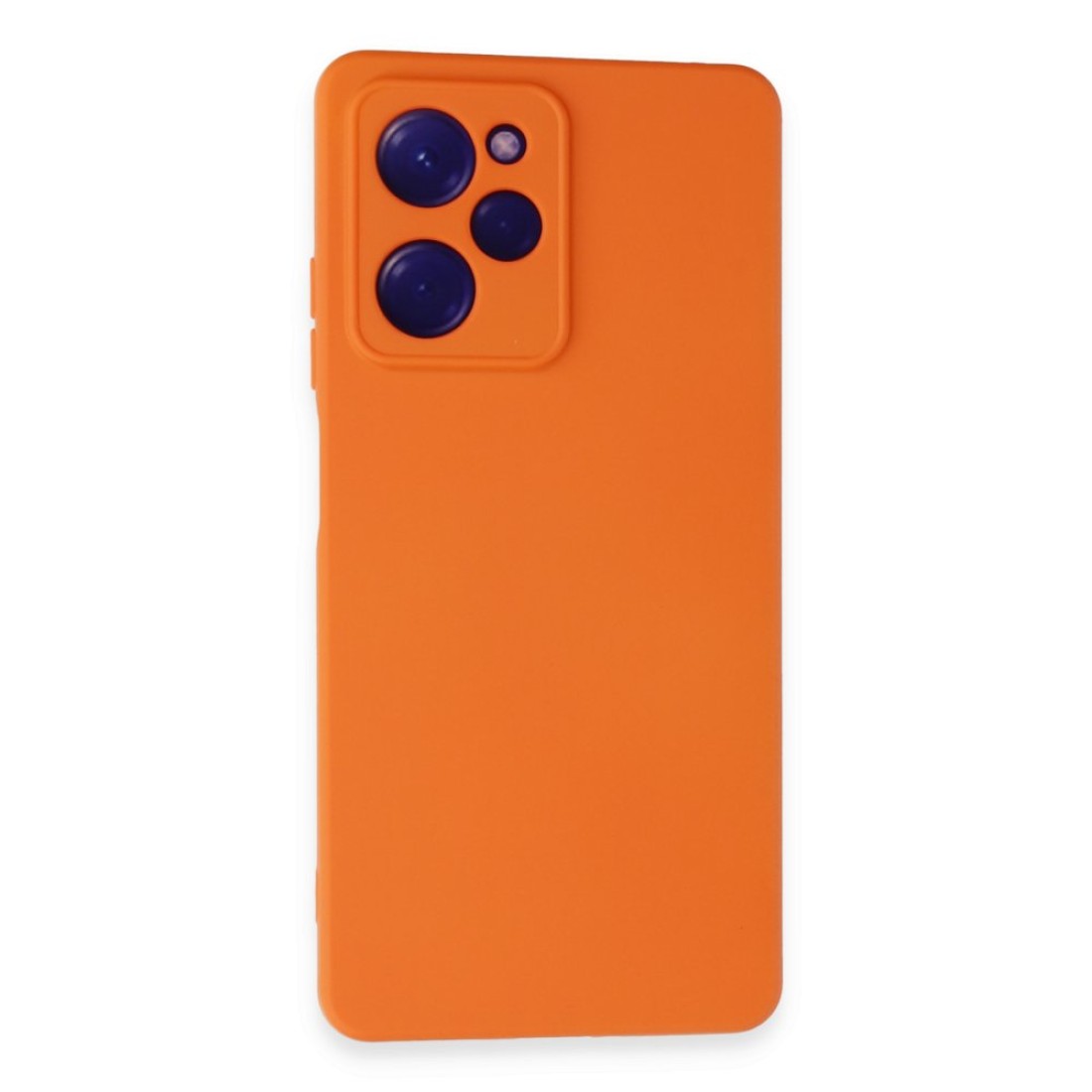  Xiaomi Poco X5 Pro 5G Kılıf Nano içi Kadife Silikon - Turuncu