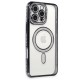  iPhone 16 Pro Max Kılıf Joke Simli Magneticsafe Kılıf - Siyah