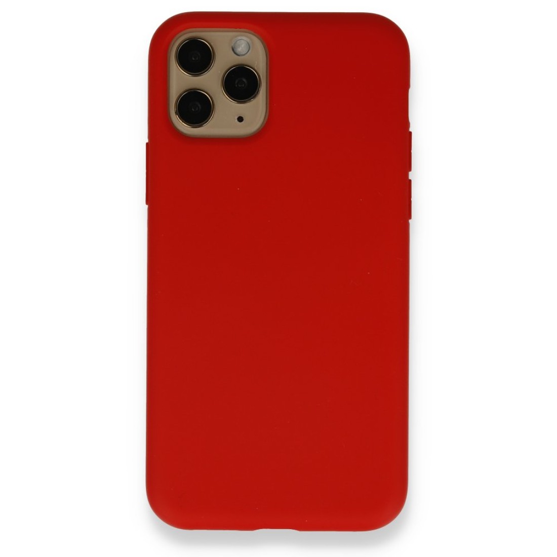  iPhone 11 Pro Kılıf Nano içi Kadife Silikon - Kırmızı