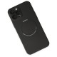  iPhone 12 Pro Kılıf Jack Magneticsafe Lens Silikon - Siyah