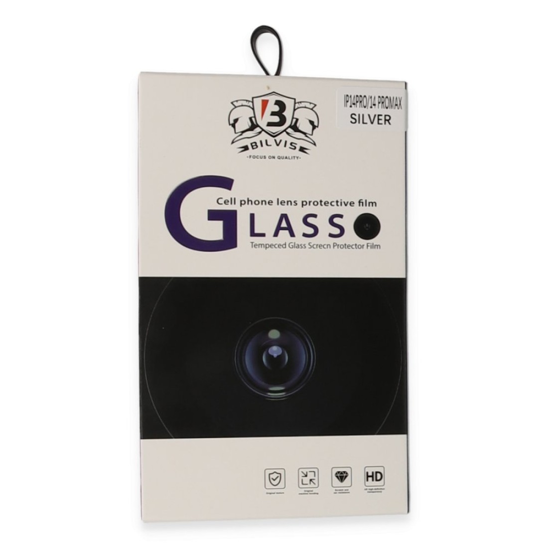  iPhone 14 Pro Bilvis Titan Kamera Lens - Gümüş