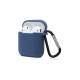  Airpods 2 (2.nesil) Sert Silikon Kılıf - Lacivert