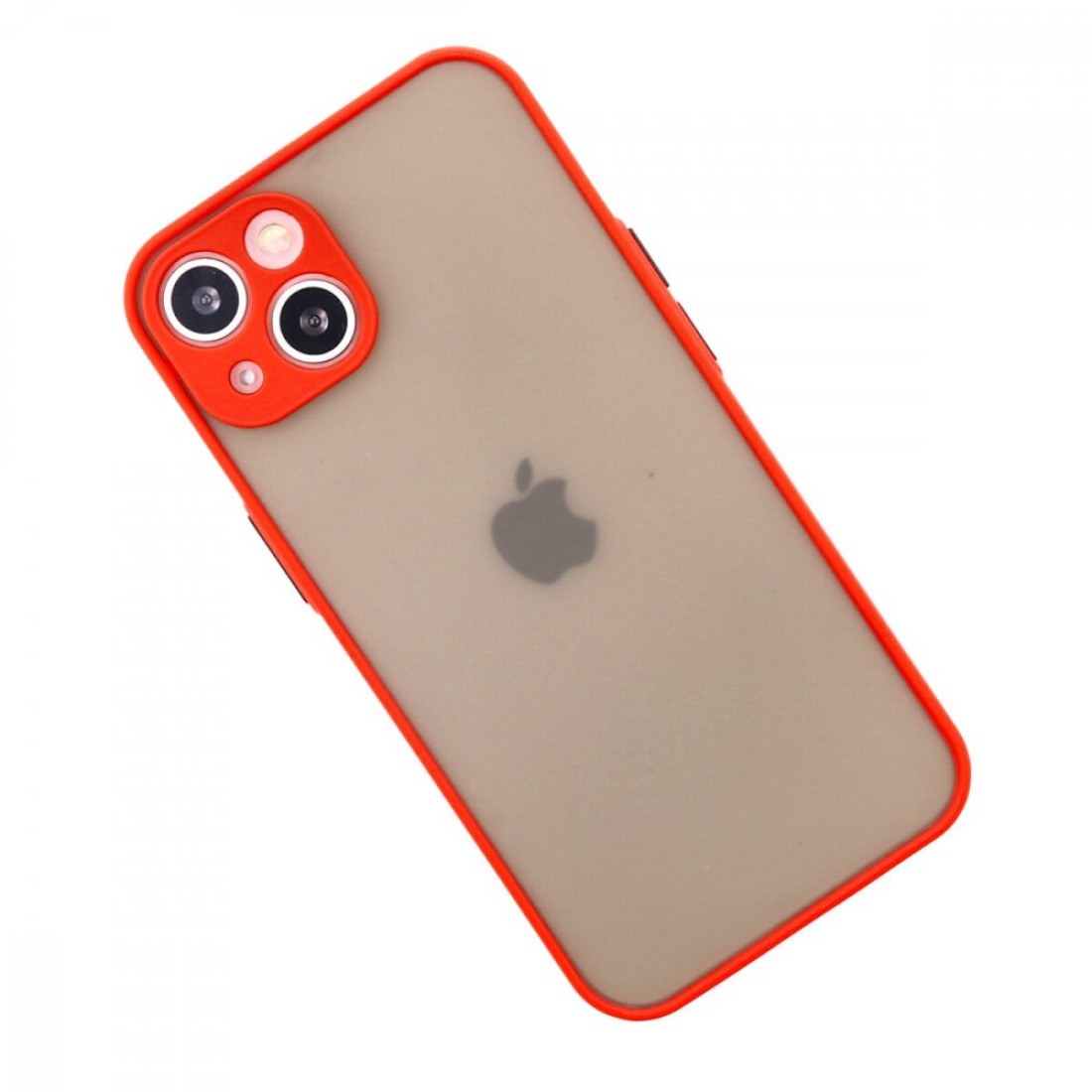  iPhone 13 Mini Kılıf Montreal Silikon Kapak - Kırmızı