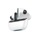  LS-518 Aktif Gürültü Engelleyici Özellikli TWS Airpods Kulaklık - Beyaz-Siyah