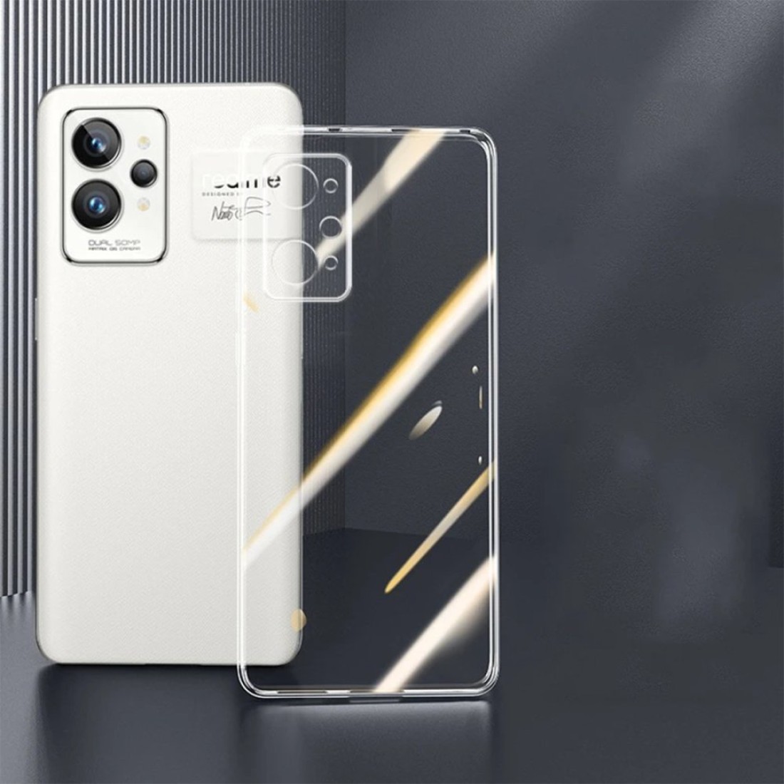  Realme GT2 5G Kılıf Lüx Şeffaf Silikon