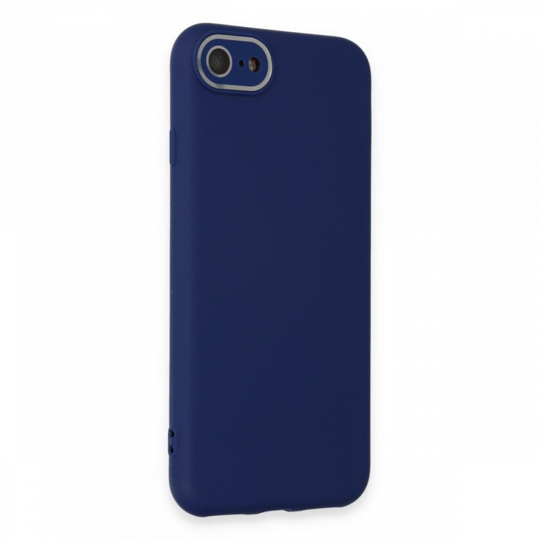  iPhone 7 Kılıf Lansman Glass Kapak - Sky Blue