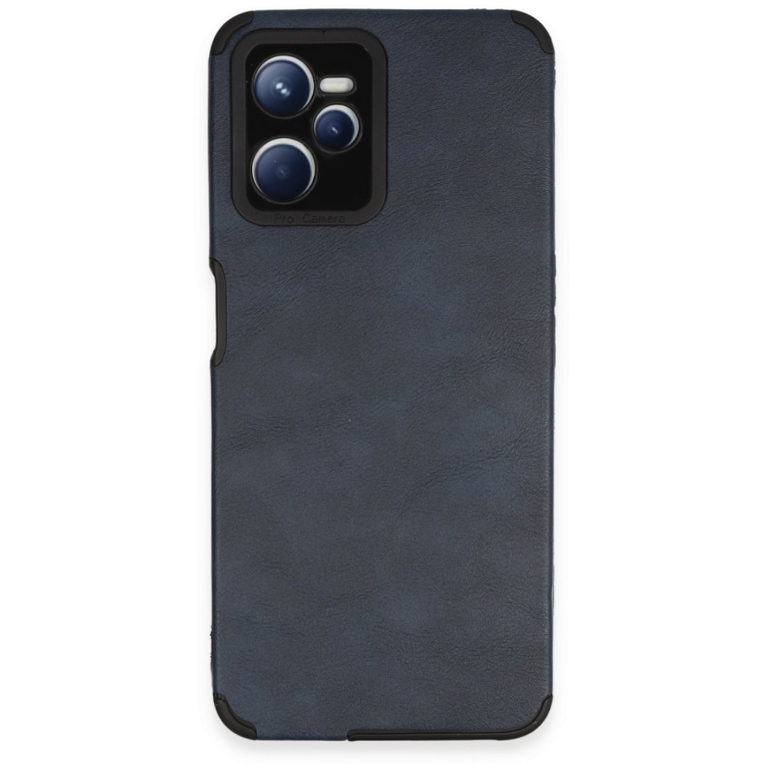  Realme C35 Kılıf Loop Deri Silikon - Lacivert